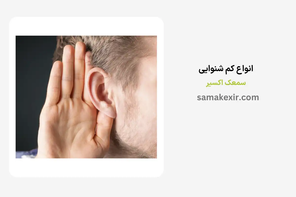 انواع کم شنوایی